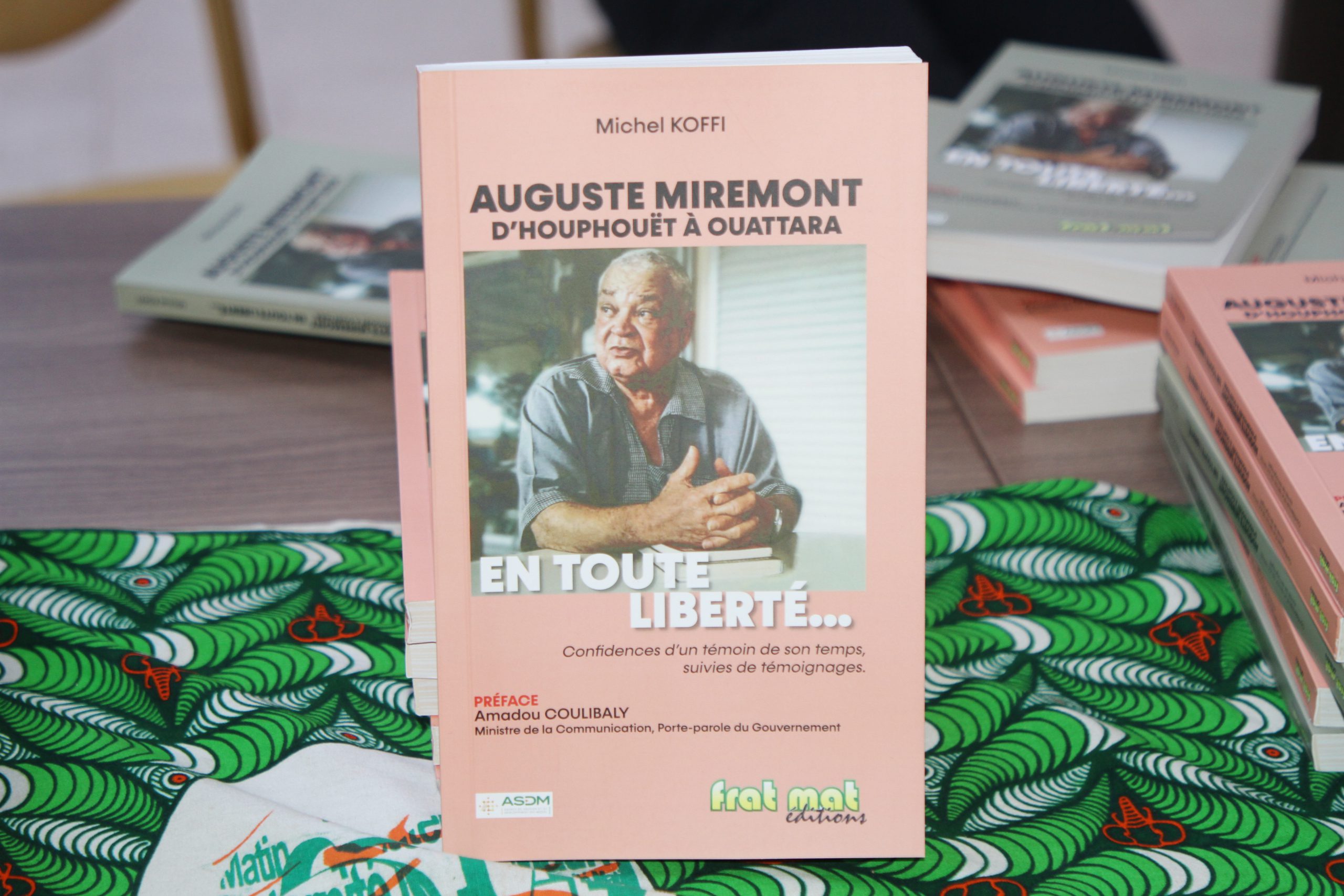 DEDICACE OUVRAGE MIREMONT