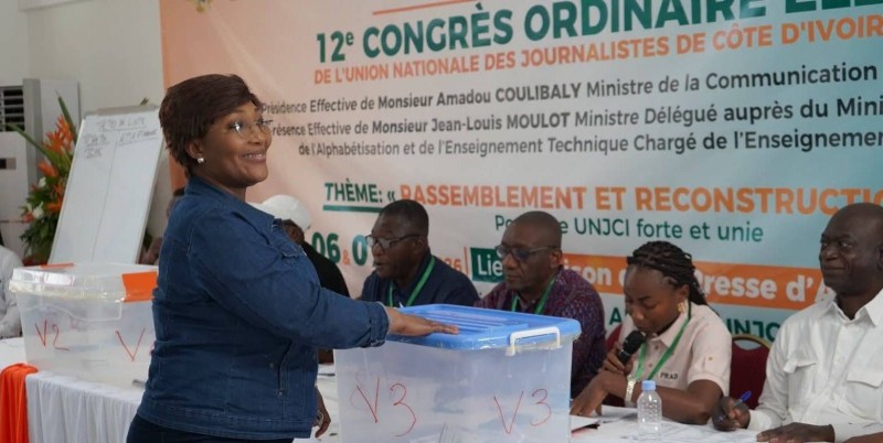 12e Congrès ordinaire l’UNJCI : Marie-Laure N’Goran, première femme présidente de l’histoire